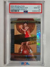2024-25 Panini Revolution - Hardwood Legacy Zaccharie Risacher #21 (RC) PSA 10