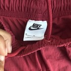 Nike Men’s Red Sweatpants M Regular Cotton Blend Drawstring Elastic Zip — photo 2