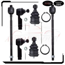 6Pcs Front Steering Kit Tie Rod End Linkage Fit For 1996 97 98 99 Infiniti I30