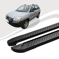 Trittbretter Passend FüR Kia Sportage Ab Baujahr 09/2004-12/2010 Almo Schwarz Ab