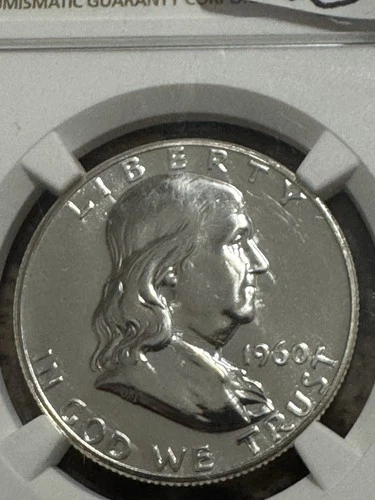 1960 Proof Franklin Half Dollar, NGC PF68, Free shipping