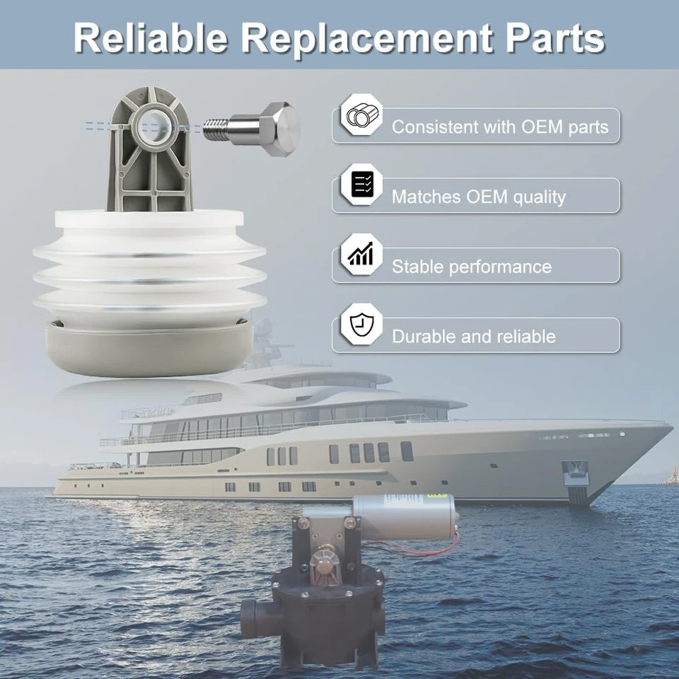 Kit de fuelle de bomba Kit de fuelle de bomba de inodoro compatible con serie S/T/J/VHT/VG Va Foto 2 de 4