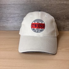 Minnesota Twins Hat Cap Strap Back Mens Beige MLB Baseball Dairy Queen 2006