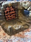MOTU Fright Zone Masters of the Universe vintage He Man playset as is for parts