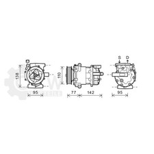 Kompressor Klimaanlage für Ford Transit Pritsche/Fahrgestell