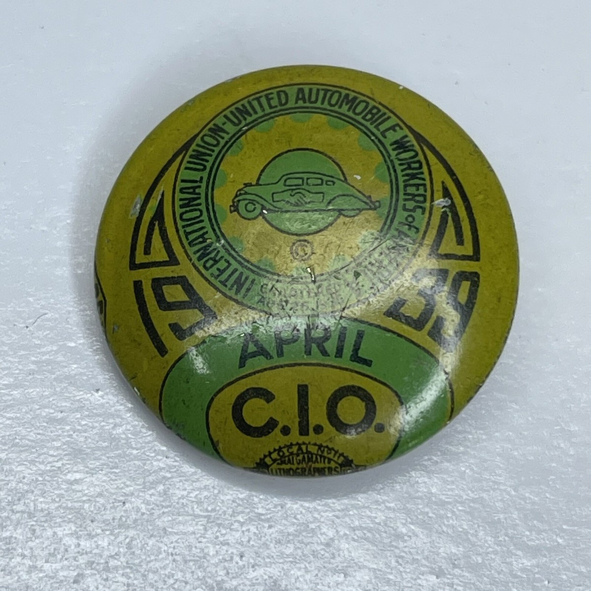 OLD ファイヤーマン ワークジャケット OIL.Co union made April 1939 International Union United Automobile Workers