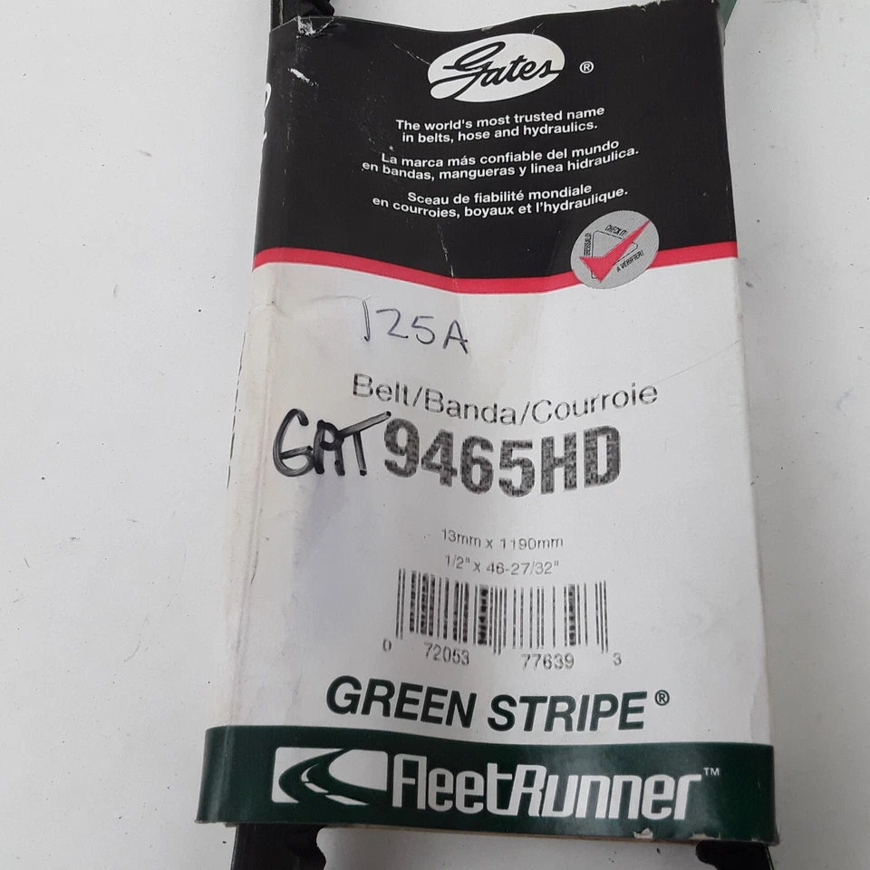 Correa en V de alta resistencia FleetRunner para Ford B-600 GMC Astro Freightliner FL106 y más Foto 3 de 4