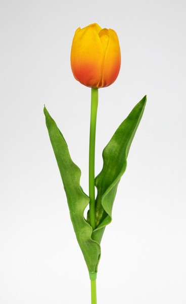 KüNstliche Tulpe Pu Real Touch 50Cm Orange Zf Kunstblumen KüNstliche Blumen Tulp-image