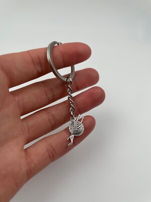 Porte-clés Animal Mignon En Métal Argenté - Pendentif Laine, Marque Onwomania, Unisexe, Neuf Avec étiquettes