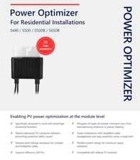 Solaredge, Optimizer, 440 Watt, S440-1GM4MRM SolarEdge: S440 NEW in BOX