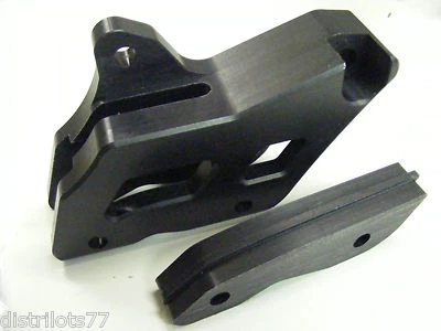 patin guide de chaîne en teflon noir RACETECH KTM SX 2007-10 EXC 2008-10 - Photo 1/3