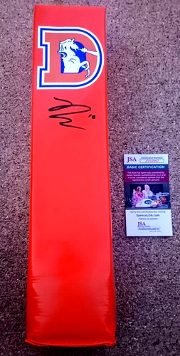 BO NIX Denver Broncos SIGNED Endzone Pylon JSA COA