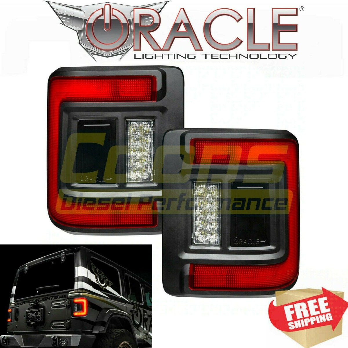 JEEP JK Wrangler LED Tail light ラングラー 5884-