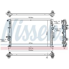 Radiateur Ford TOURNEO CONNECT