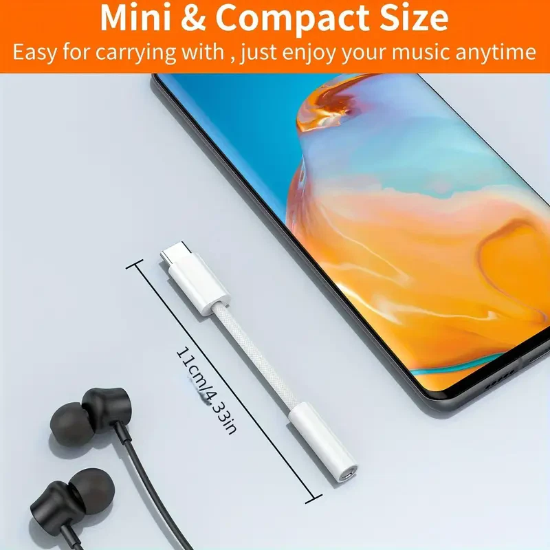 Samsung USB Type C TO 3.5mm Audio Jack Headphone Adapter USB-C Cable For S24 S23 - Image 4 of 4