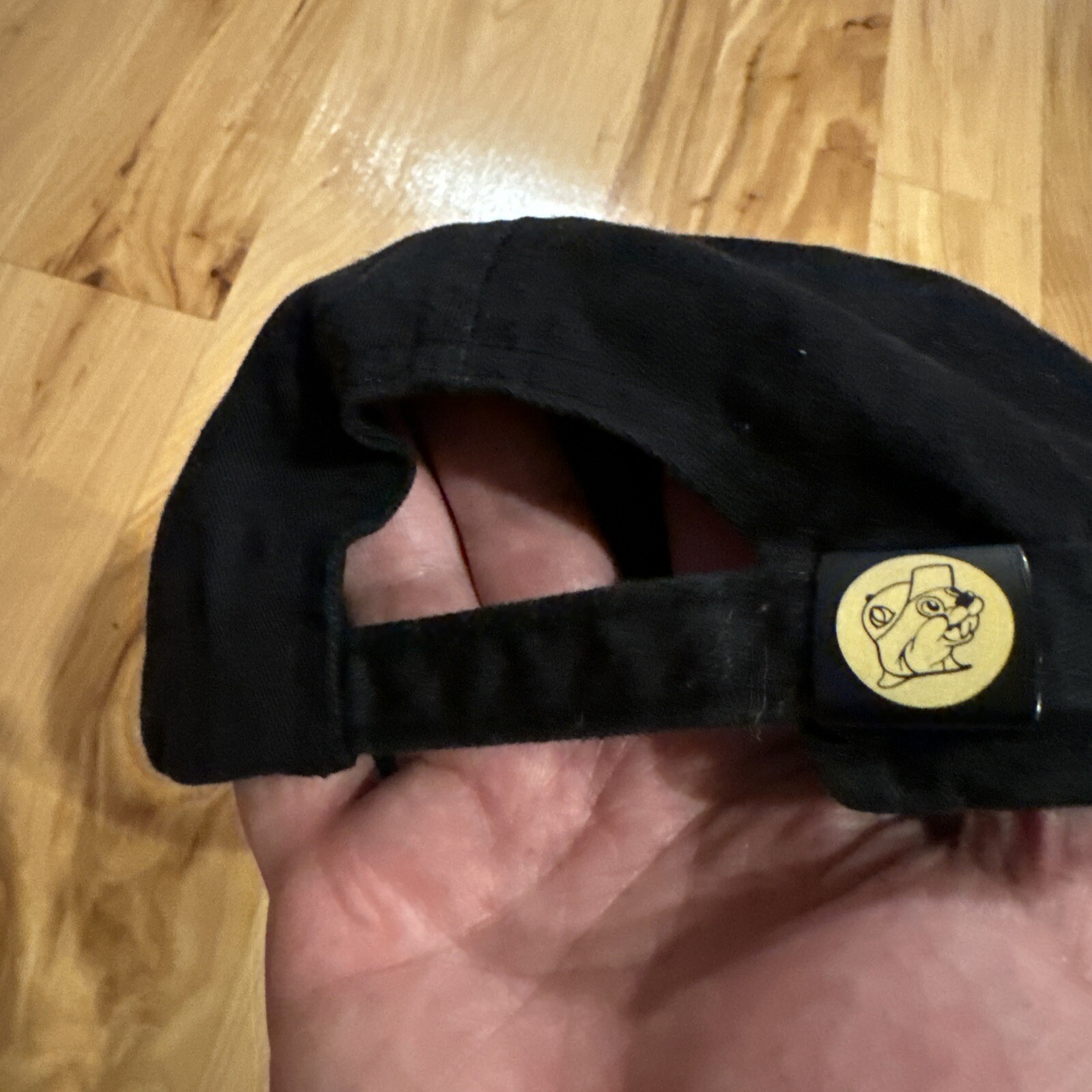 Buc-ees Black Adjustable Strapback Six Panel Dad … - image 3