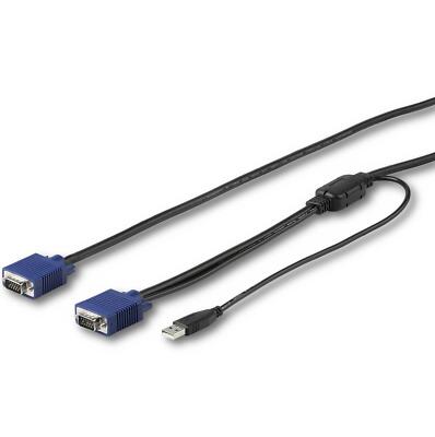 StarTech.com 3m USB KVM-Kabel für Rack-Schrankmontagekonsole (10 Fuß. 3