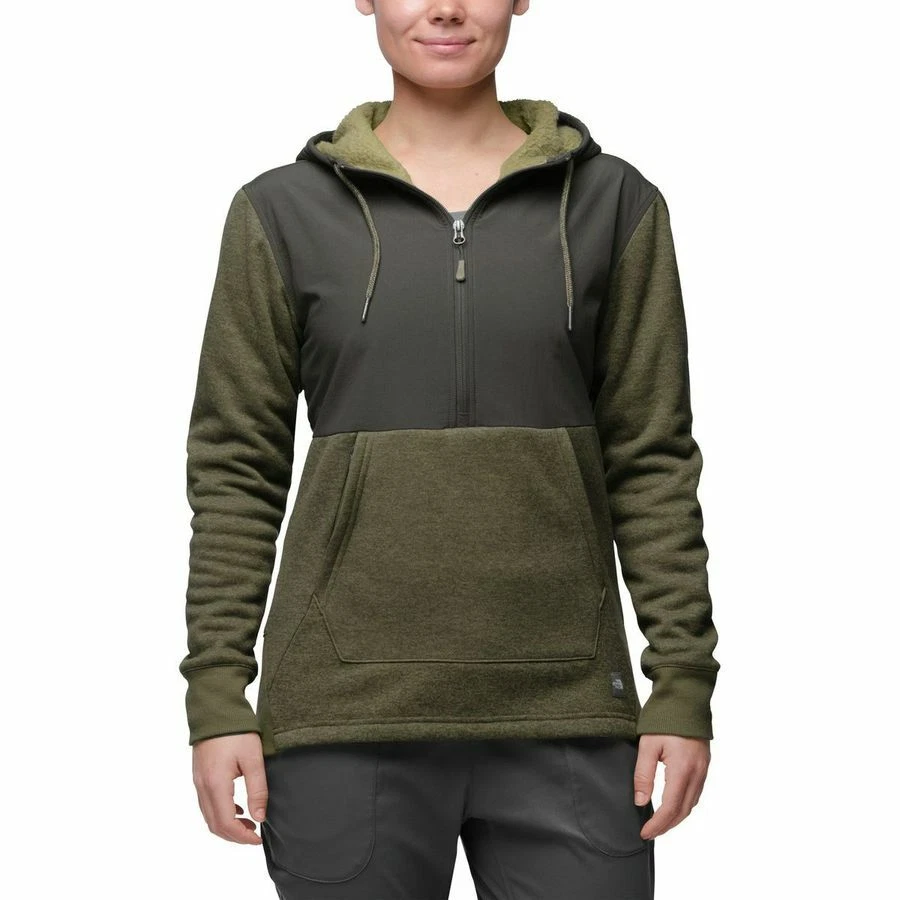 THE NORTH FACE Tech SHERPA PULLOVER Half Zip FLEECE Hood JACKET