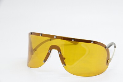 NEW CELINE SC 1001 COL. S28Y VINTAGE SHIELD GOLD BROWN AUTHENTIC SUNGLASSES