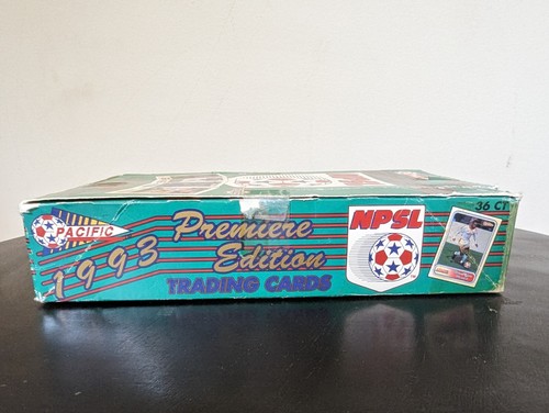 PACIFIC 1993 - NPSL Pro Soccer Plus Hobby Trading Cards Box 36 Packs - Picture 5 of 6