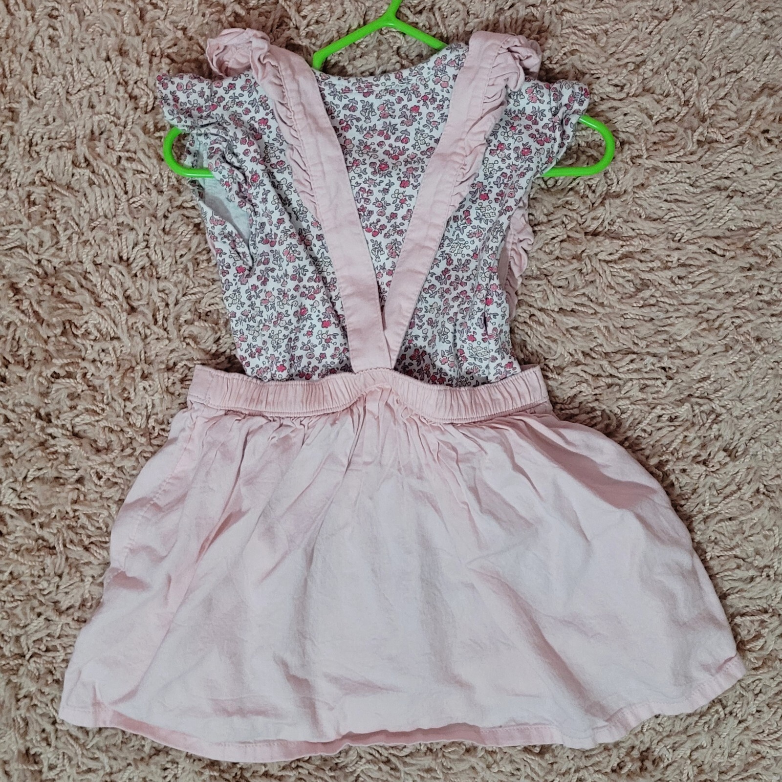 Carter’s Toddler Girl 2 Piece Pink Floral Dress Pinafore Skirt Size 4t eBay