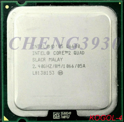 Intel Core 2 quad-core Core Q6600 2.4GHz / 8M / 1066 LGA775 old CPU processor - Picture 1 of 1