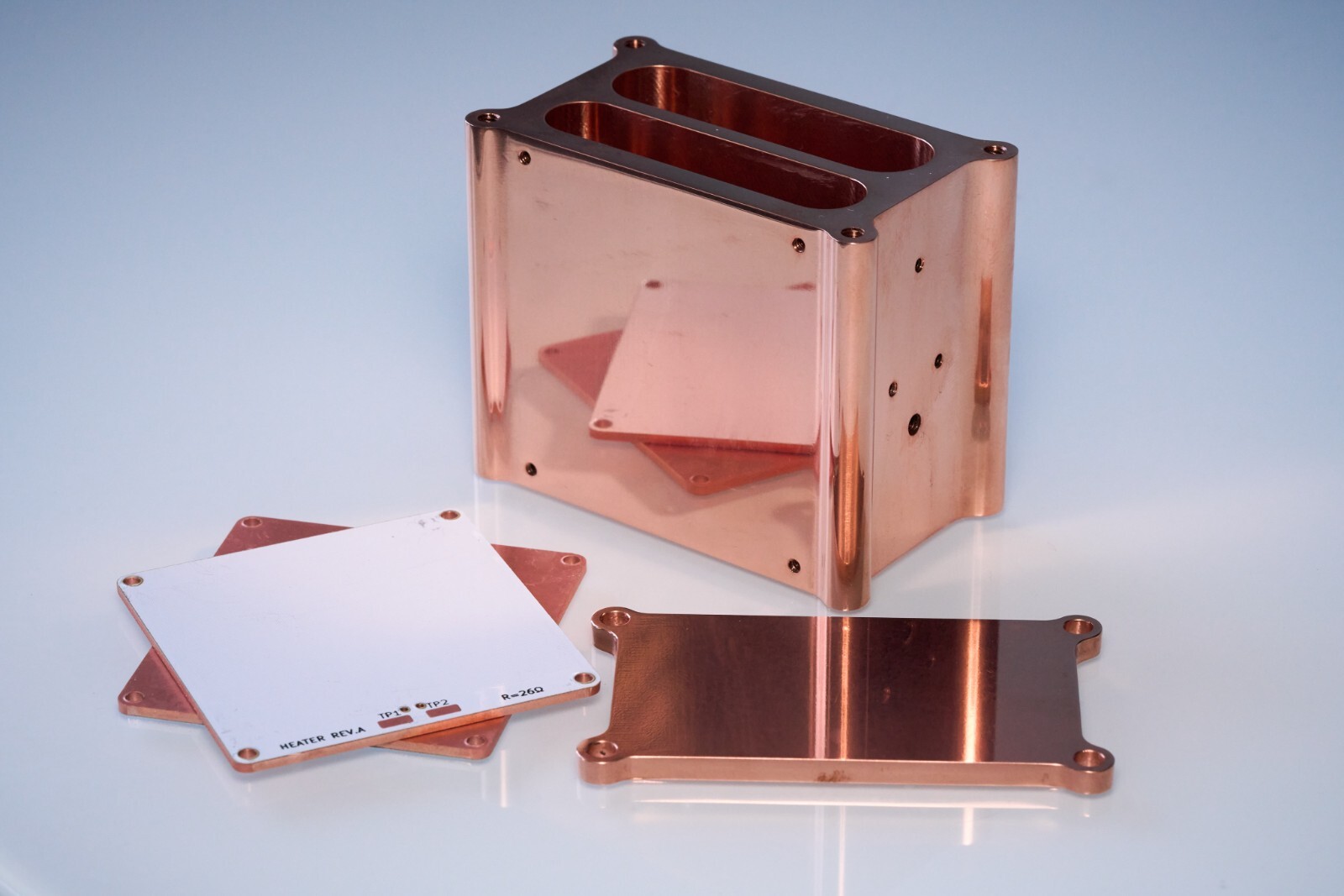 Fluke 732B-like Copper Oven with Heater (DYI Reference Project, Won't Fit 732B)
