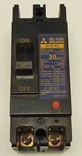 Mitsubishi 41-14983 Electric NF-30SS No-Fuse Breaker, 20A, 600V, 2 Pole C8707