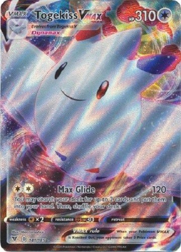 Togekiss VMAX - 141/185 - Ultra Rare Vivid Voltage Pokemon