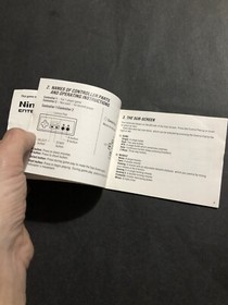 Cobra command nes Manual Only