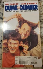 DUMB AND DUMBER VHS 1995 SEALED BRAND NEW LINE TURNER HOME ENTERTAINMENT STAMP 