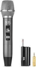 Gray Professional Wireless Microphone for Karaoke Singing