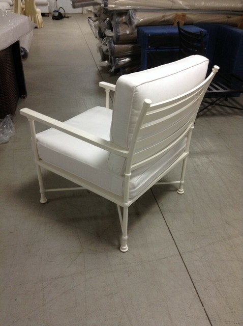 white iron patio chairs