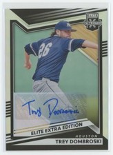 2022 Panini Elite Extra Edition Signatures Trey Dombroski Auto Houston Astros