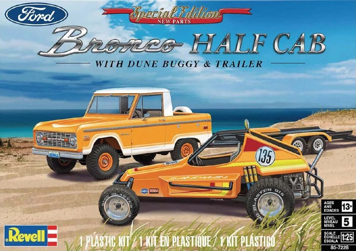 Revell ford bronco cheap plastic model kit