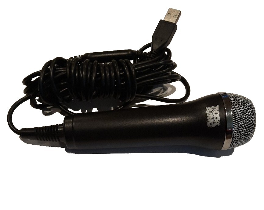 Logitech Rock Band Wired USB Microphone E-ur20 Xbox 360 PS2 PS3 Wii ...