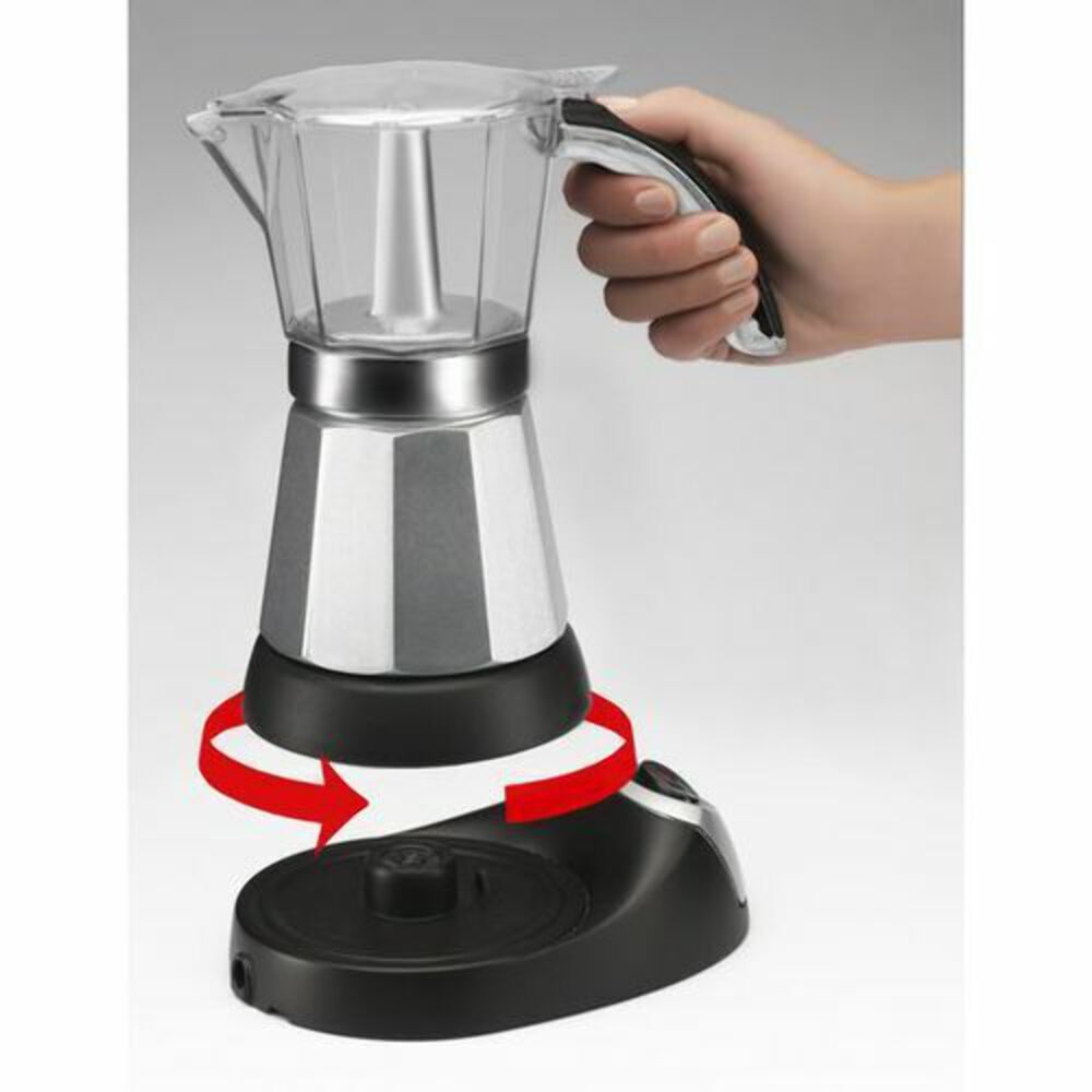 デロンギ Alicia エスプレッソコーヒーメーカー　モカ　EMK-6 Delonghi EMK6 Alicia Electric Moka Espresso Coffee Maker for