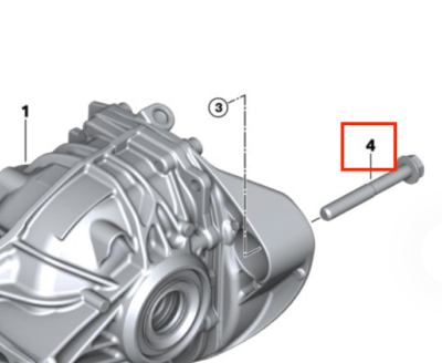 BMW various models NEW diff bolt/nut M-Sport differential 