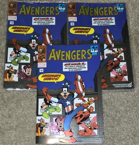 1 Rare HTF Amazing Spider-Man 45 NM MX Foil Variant 1000 Avengers 16 1965 2024