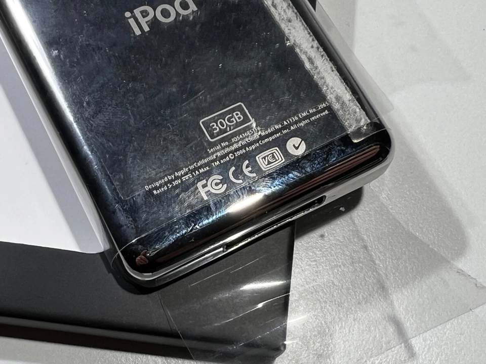 Apple iPod classic 5.Generation schwarz 5G 30GB Mod 2005 neuwertig 5th OVP #0513 - Bild 4 von 4