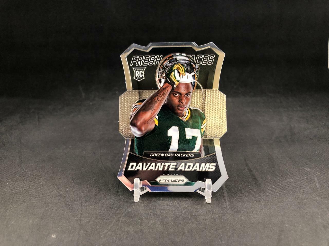2014 PANINI PRIZM FOOTBALL DAVANTE ADAMS #FF12 FRESH FACES DIE-CUT ROOKIE CARD