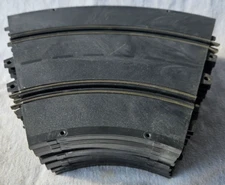 Vintage 1964 Eldon Road Curved Race Track - 1127D - 10 Piece Lot - Untested