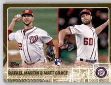 2015 Topps Update Gold Foil Matt Grace Rafael Martin #d /2016 Rookie RC Parallel