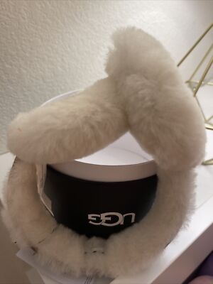 UGG Australia Womens Shearling Sheepskin Earmuffs Chestnut  display picture 1