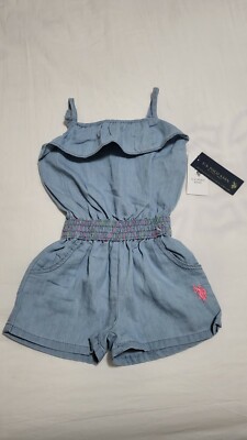 U.S Polo ASSN 4T Girl Romper