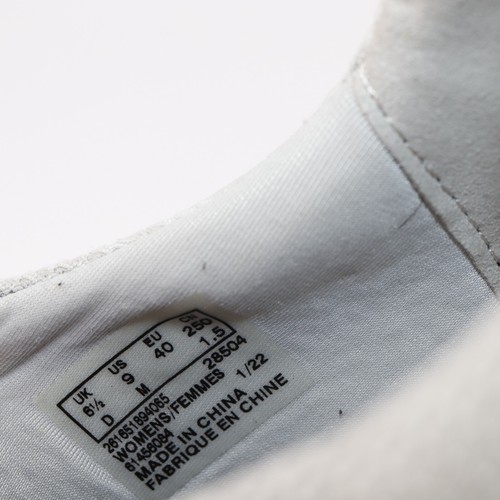 Clarks Womens Adella Stroll Walking Shoe Size 9 Light Gray Sneaker Tennis Casual - 第 15/15 張圖片