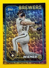2024 Topps #9 Series 1 Easter Eggs SSP ~ Joey Wiemer ~ Milwaukee Brewers
