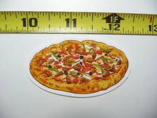 PIZZA PIE SMALL STICKER DECAL STREET FOOD TRUCK RESTAURANT SCRAPBOOKING