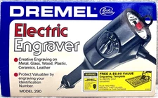 Vintage Dremel Model 290 Electrical Engraver In Original Box Very Nice 