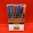 STAEDTLER Lumocolor Permanent Pen - Medium - Assorted Colours (Pack of 8)